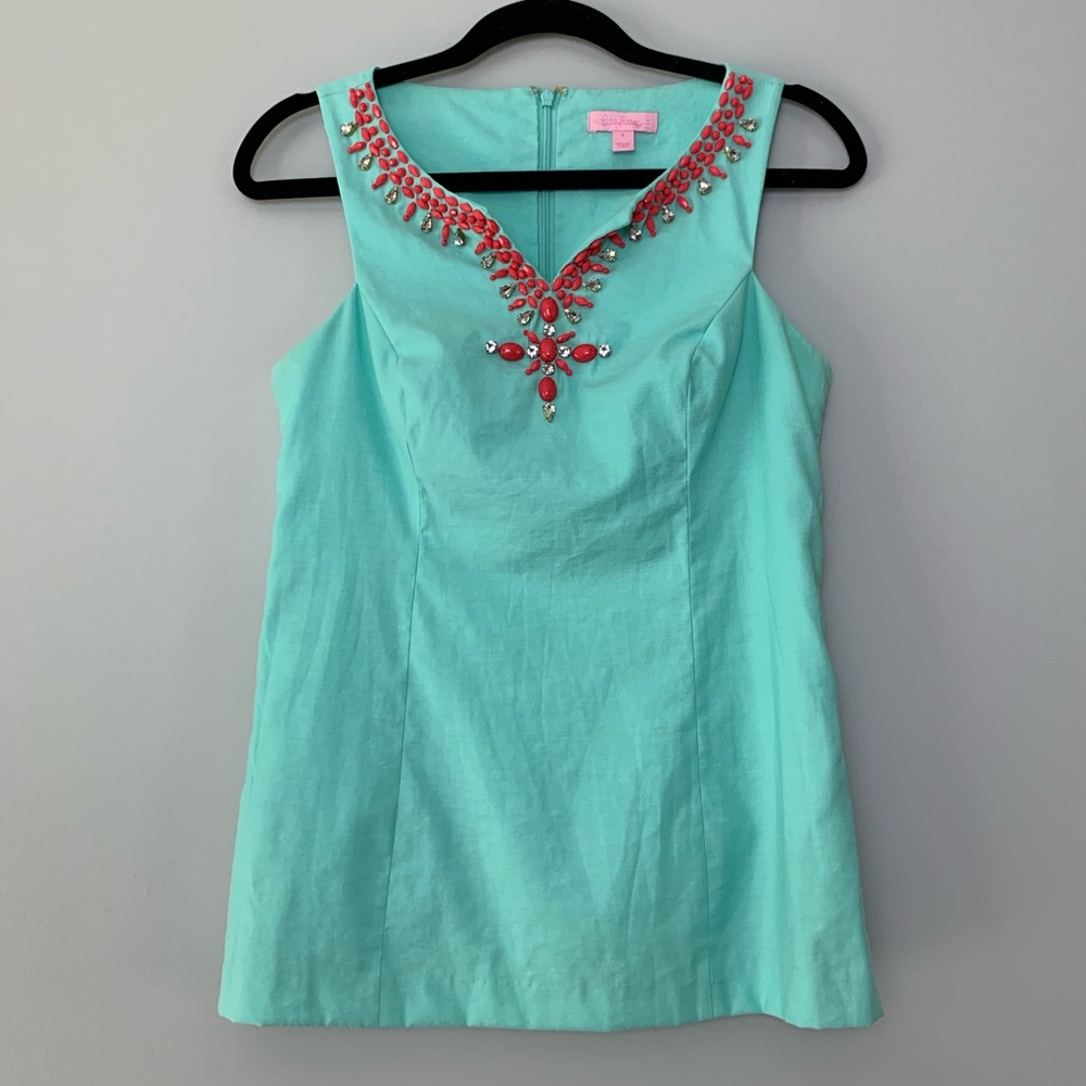 Lily Pulitzer beaded blouse